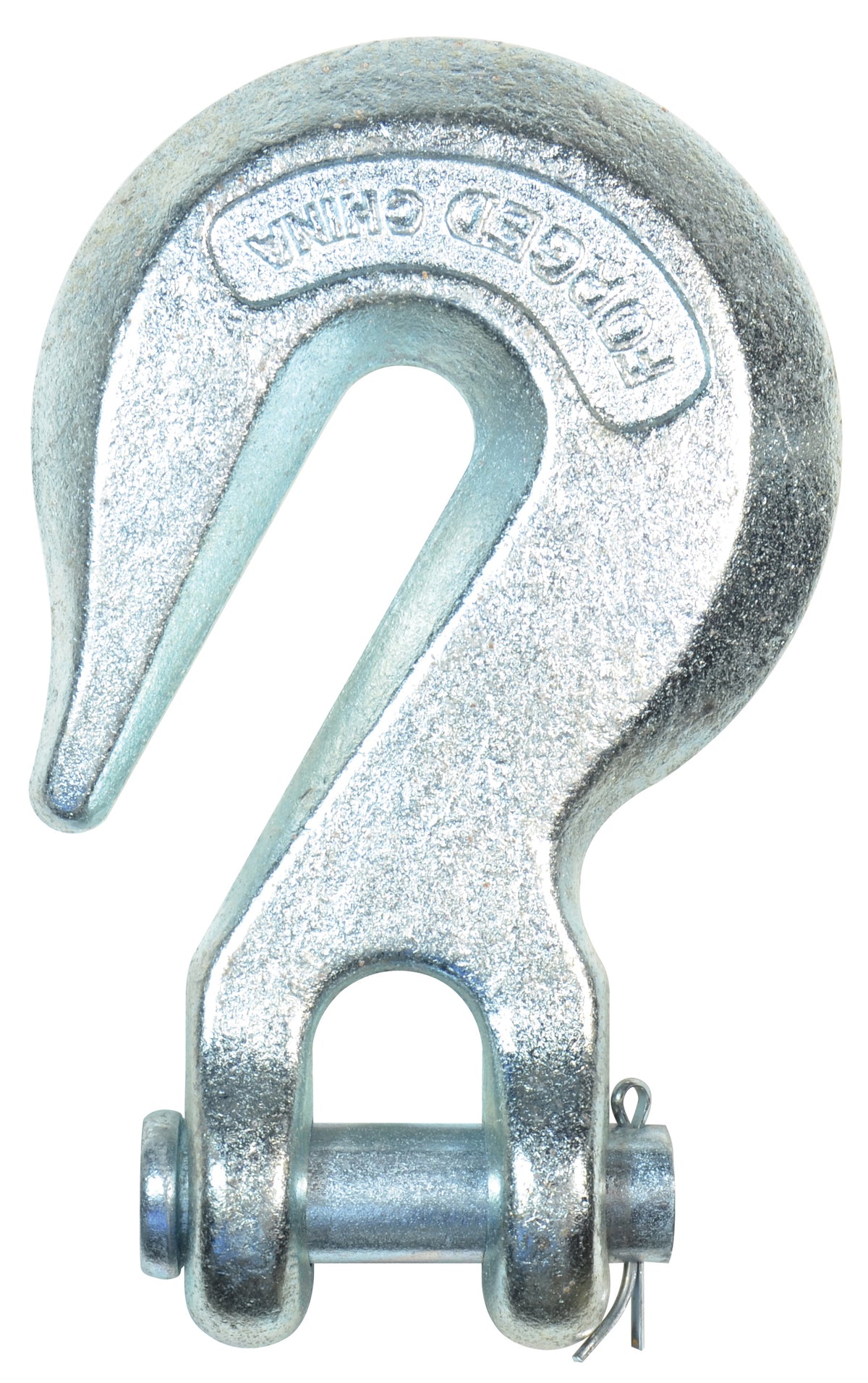5/8 Inch Grade 43 Plated Forged Steel Clevis Grab Hook