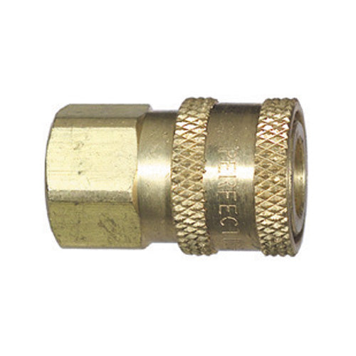 1/4 Inch Basic Size Straight-Thru Style E Series Coupler Female 1/4 Inch NPT