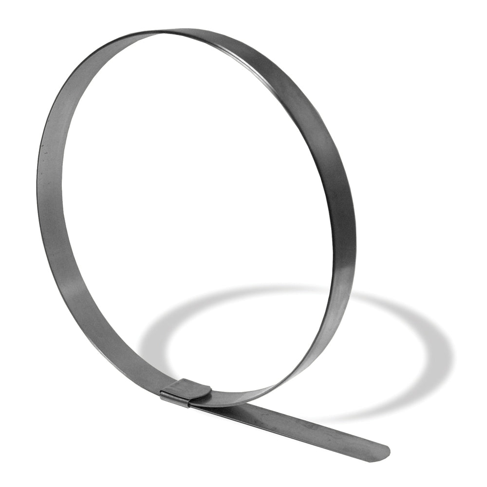 3-1/2 Inch 302 Stainless Steel Center Punch Band Clamp