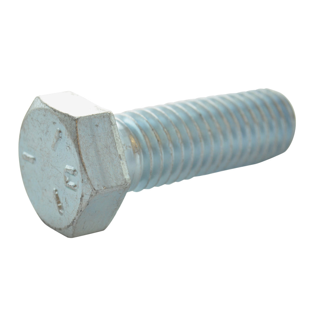 NC HEX HEAD CAP SCREWS ZINC PLATED STEEL GRADE 5