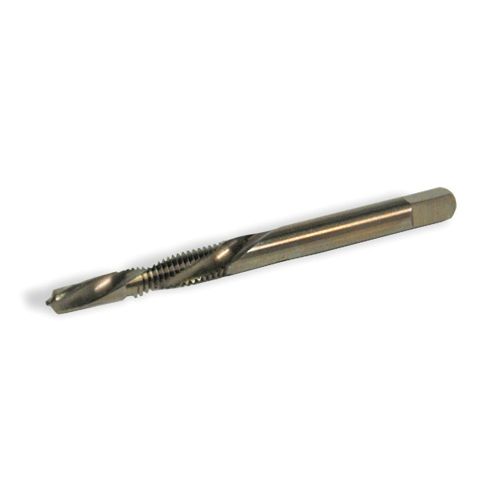 #12-24 Hex Shank 118 Degree Split Point Black And Gold Combination Drill And Tap
