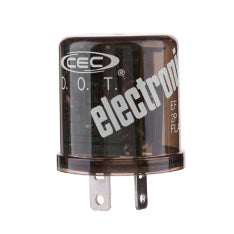 12 Volt 2 Pin Electronic Signal Flasher Extended Life Super-Duty