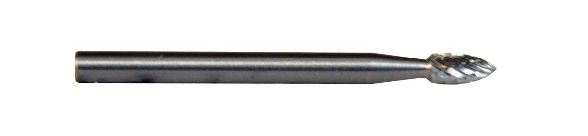 Flame Carbide Bur, 1/8"