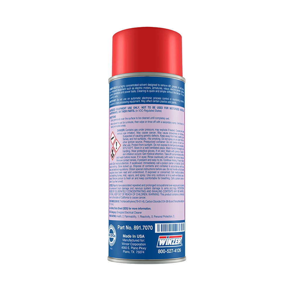 Winzer Power-Solv Energized Electrical Cleaner - 16 Oz Net Weight - Aerosol