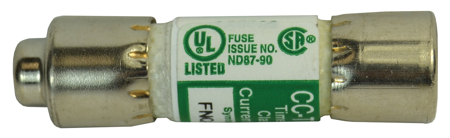 1/2 Amp FNQ-R Type 13/32 Inch X 1-1/2 Inch 600 Vac Time Delay Rejection Type Glass Industrial Fuse