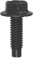 5/16-18 x 1 Inch Coarse Black Oxide Grade 5 Dog Point Serrated Hex Washer Head Spinlock Body Bolt