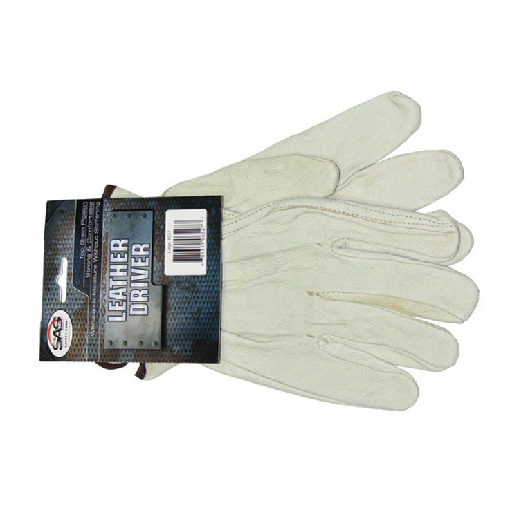 Leather Driver Glove Natural