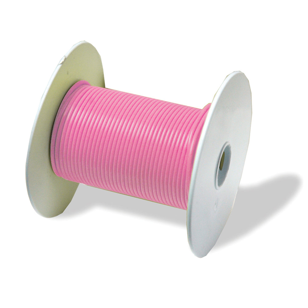 18 Awg General Purpose Primary Wire 100 Foot Roll Pink