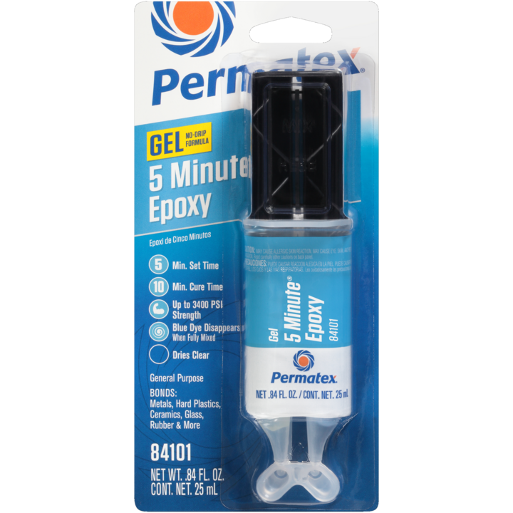 Permatex 5 Minute General Purpose Gel Epoxy Clear - 25mL