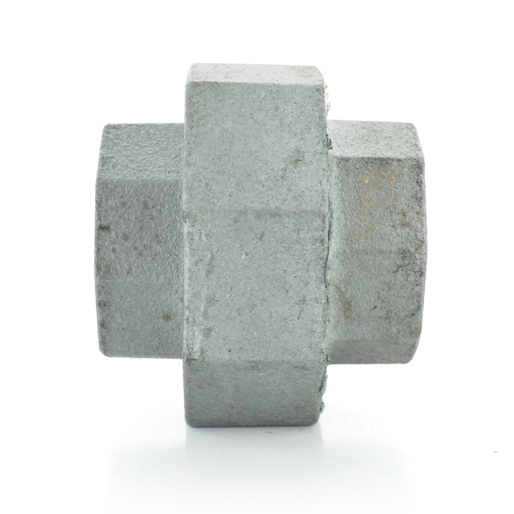1-1/2" Schedule 40 Female NPT Galvanized Welded Malleable Iron Union USA