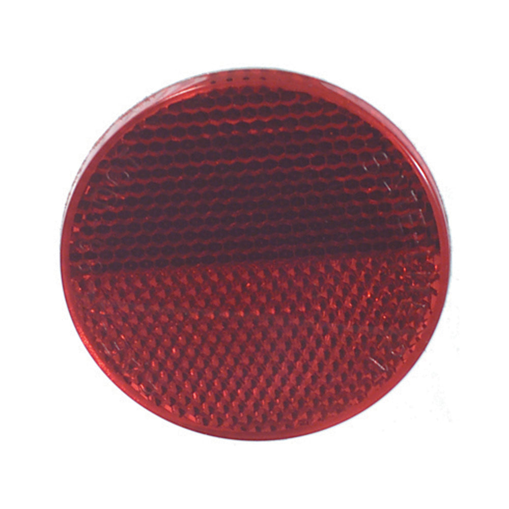 2-3/8 Inch Round Quick Mount Reflector Red