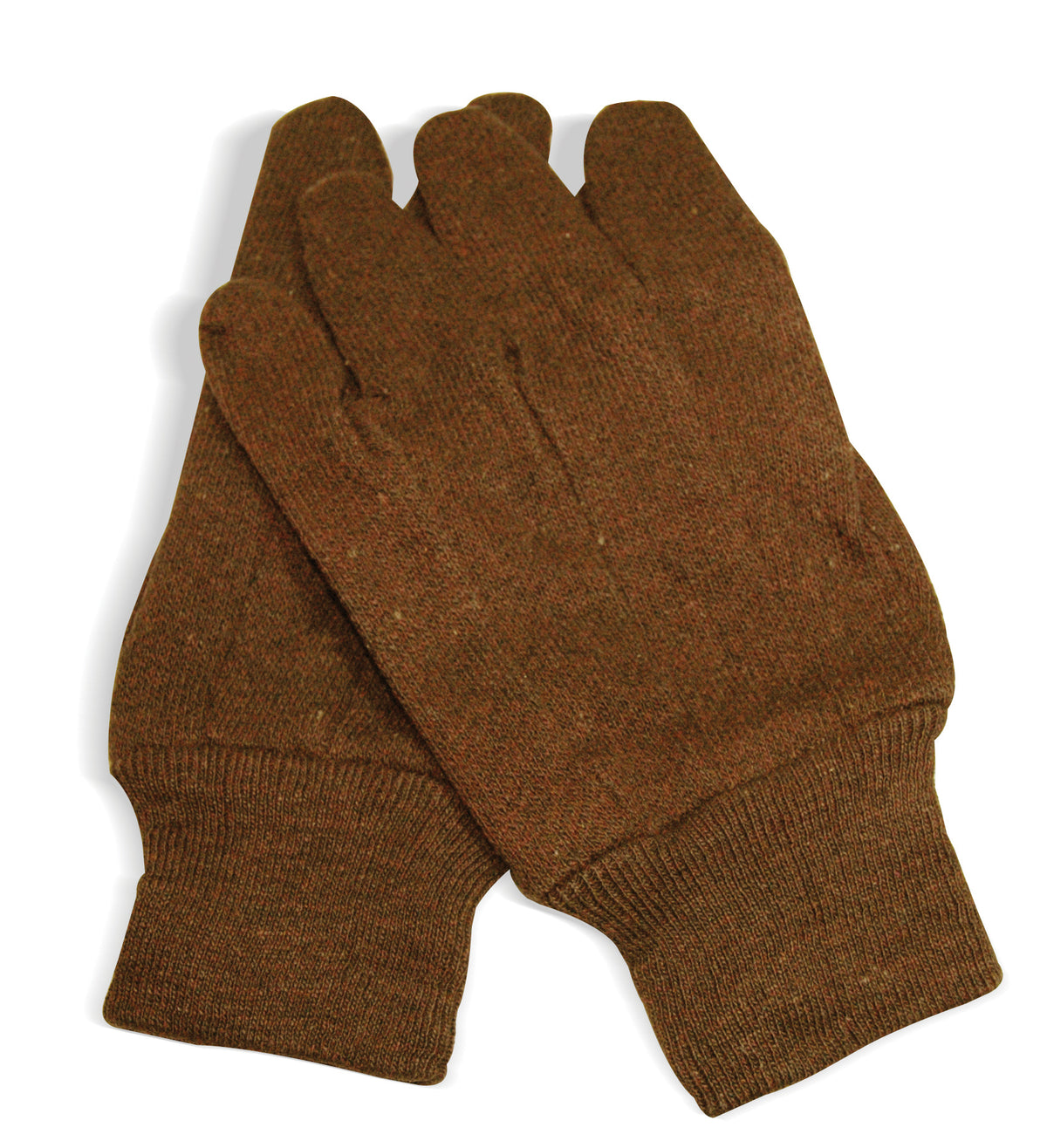 Cotton Economy Gloves Pair Brown