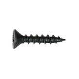 #8 x 1-1/2 Inch Phillips Drive Flat Head Black Steel Particle Board Drywall Screw