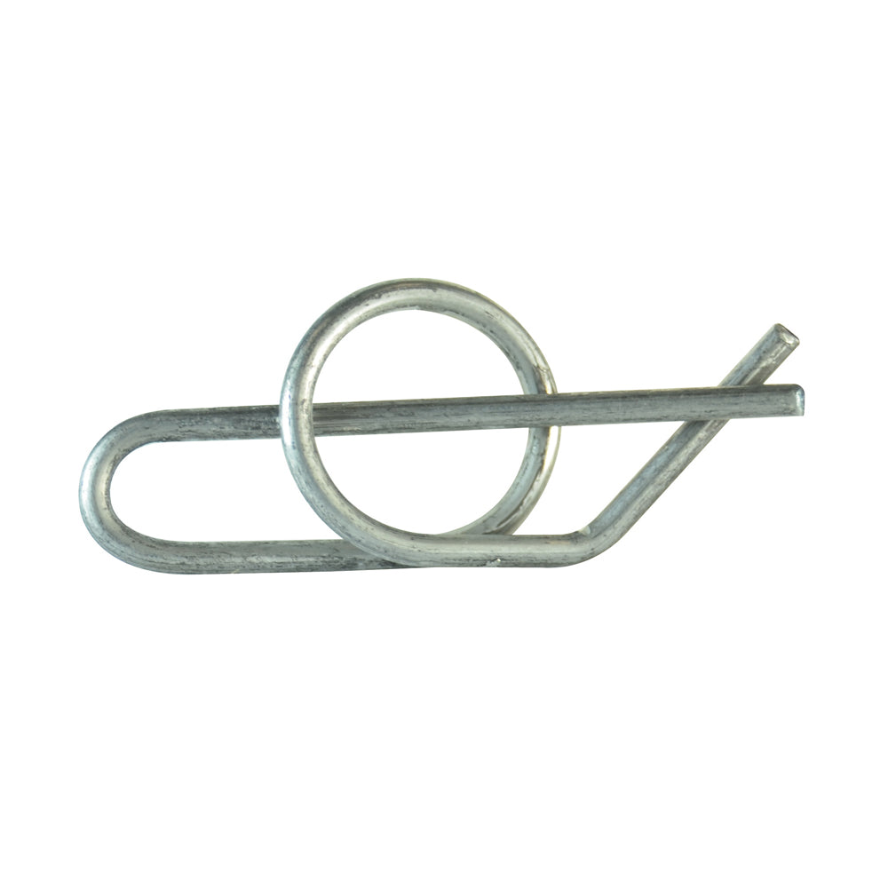 1.044 Inch Locking Cotter Pin Fits Shaft 5/16 Inch Regular Zinc Coated Ring Clip