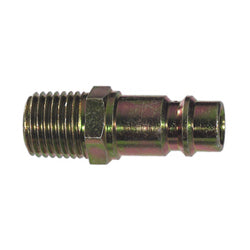 1/4 Inch Basic Size High Flow Profile Push Button Air Plug 1/4 Inch Male NPT