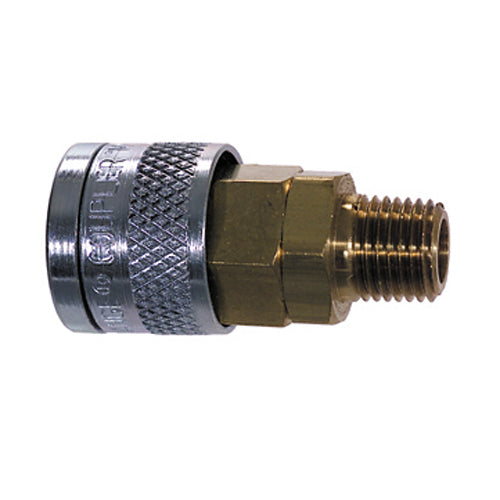 1/4 Inch Basic Size Push-On Type Industrial Interchange Coupler 1/4 Inch Male NPT