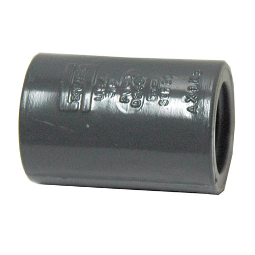 3/8 Inch Fipt x Socket Sch 80 Dark Gray Pvc Female Adapter