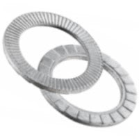 M6 Zinc Plated Steel Schnorr Serrated Lock Washer