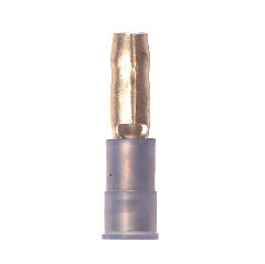 16-14 Gauge Male Bullet Terminal .176 Connection Nylon Insulated Blue