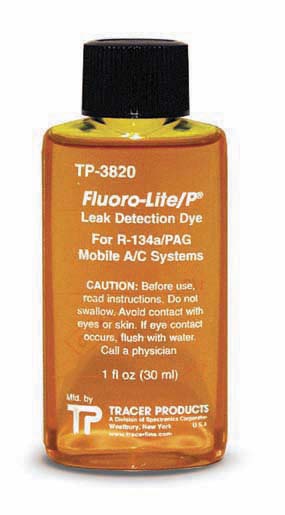 Fluoro-Lite R-134A / Pag AC Air Conditioning Bottle Dye 1 Ounce