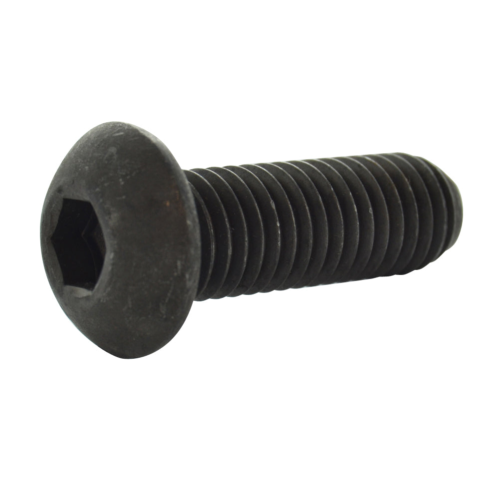 5/16-18 x 1-1/2 Inch Coarse Black Oxide Medium Carbon Steel Button Head Socket Cap Screw