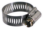INCH HOSE CLAMPS ADJUSTABLE STAINLESS BAND, SADDLE & HOUSING