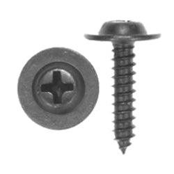 #10-16 x 1-1/2 Inch Black Phosphate And Oil Type Ab Phillips Round Washer Head Tapping Screw