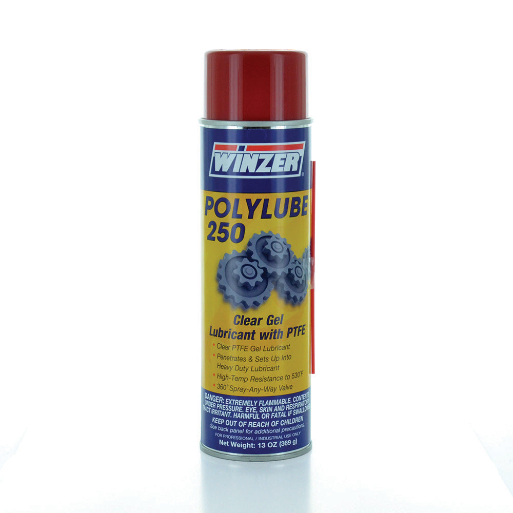 Winzer Polylube 250 Clear Gel Lubricant With Ptfe - 13 Oz Net Weight - Aerosol