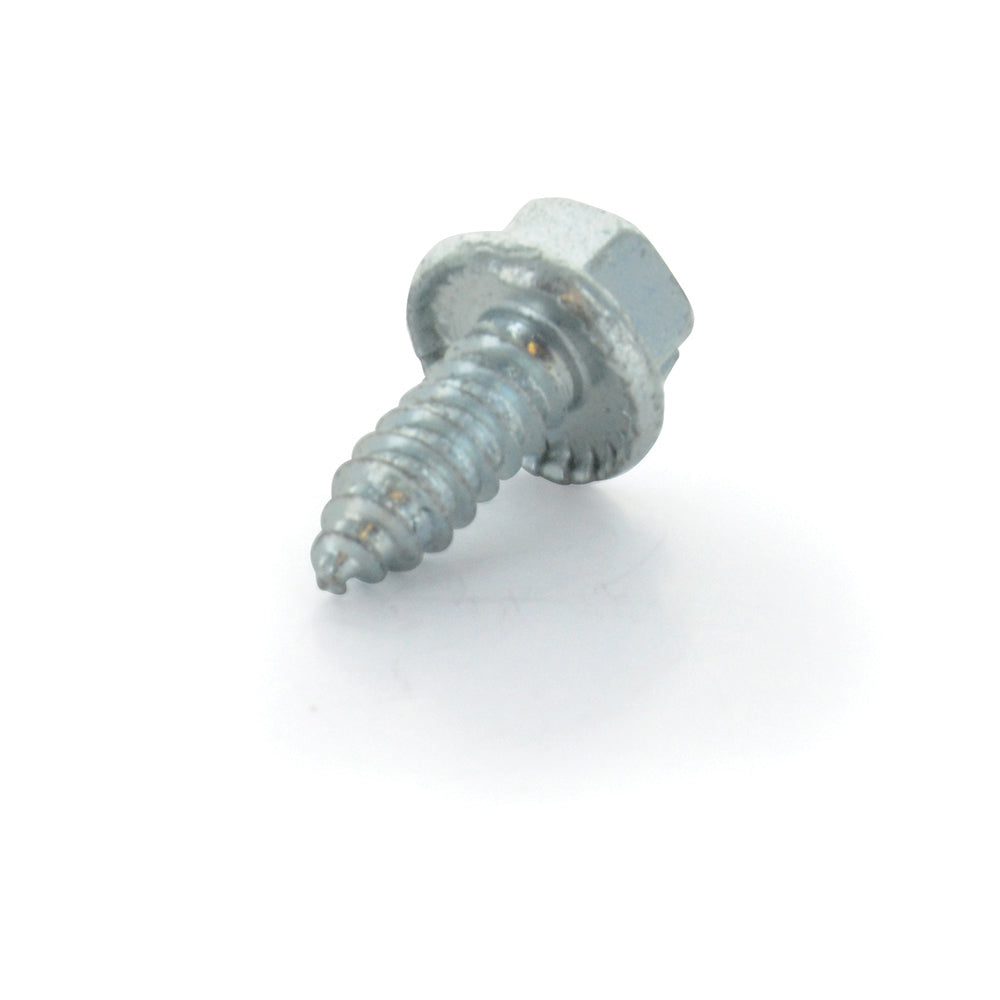 1/4-14 x 5/8 Inch Slotted Hex Washer Head Crimptite Sheet Metal Screw Sms Zinc