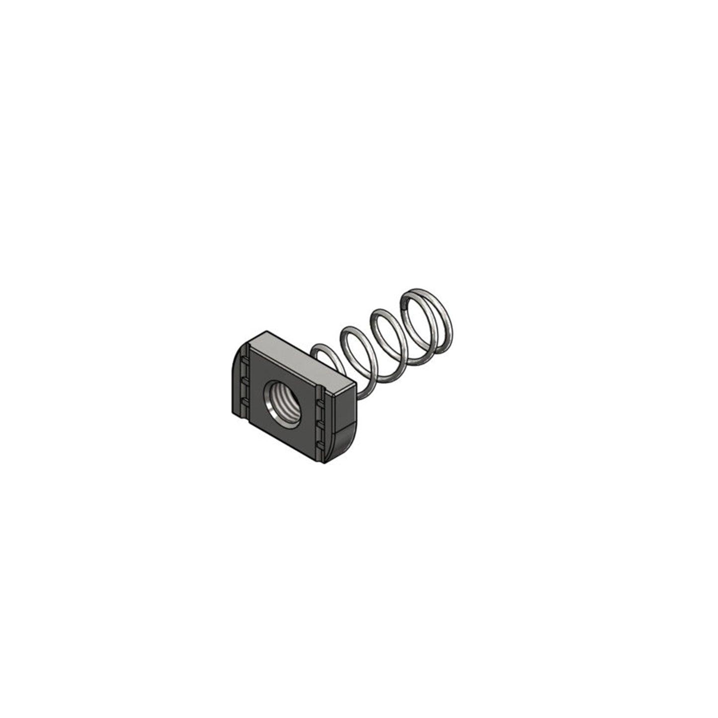 3/8-16 Spring Grip Lock Nuts Zinc Plated