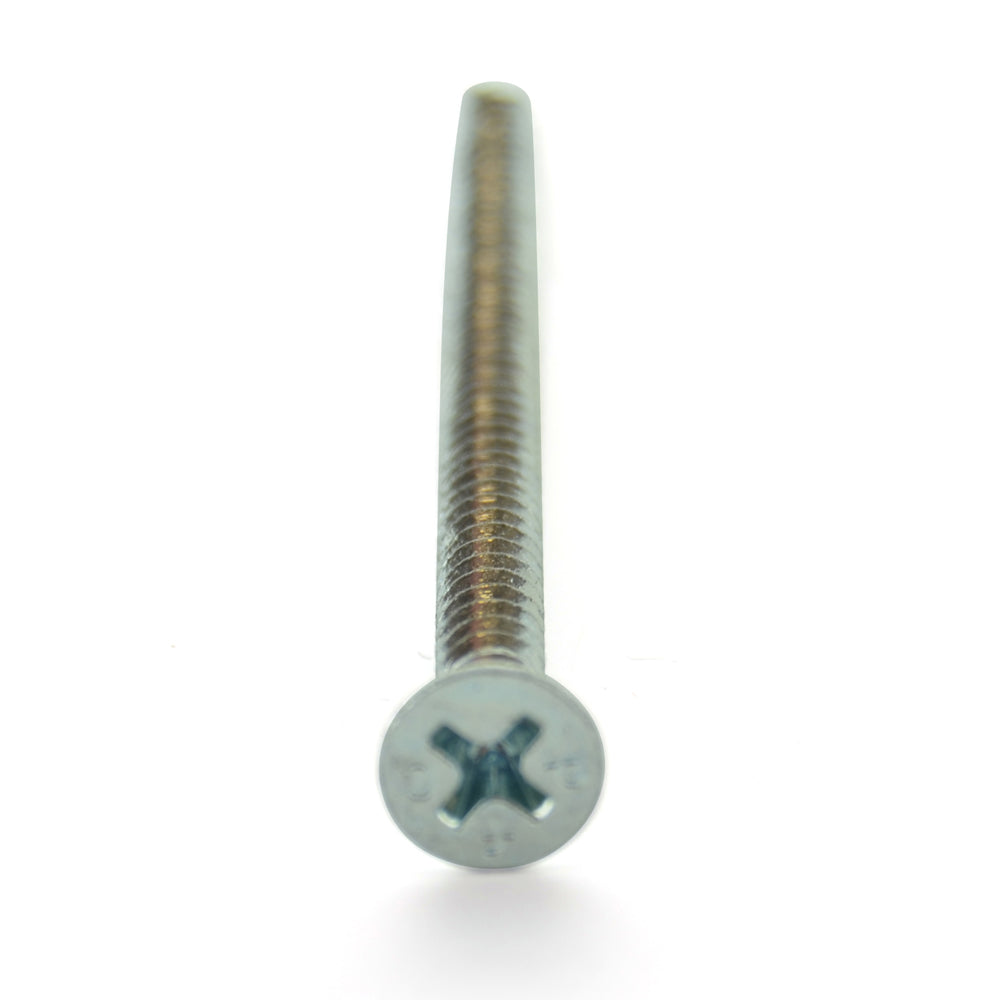 #8 x 3 Inch #2 Point #2 Phillips Drive Bugle Head Zinc Plated Steel Drywall Self-Drilling Tek Screw