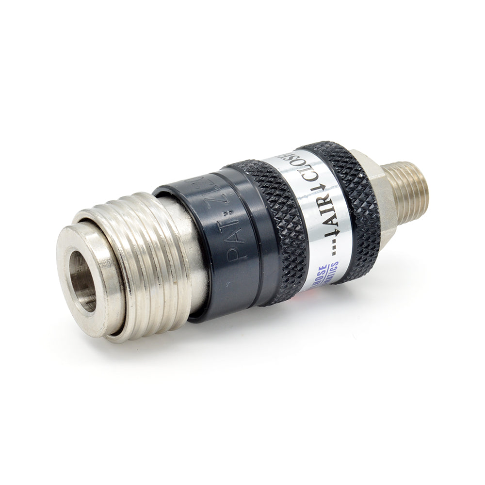 5-In-1 Safety Exhaust Coupler 1/4X1/4 MPT
