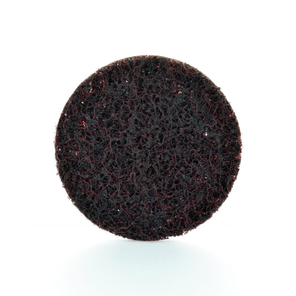 3M 2 Inch Scotch-Brite Surface Conditioning Disc Medium Grit Maroon - 25 Per Pack