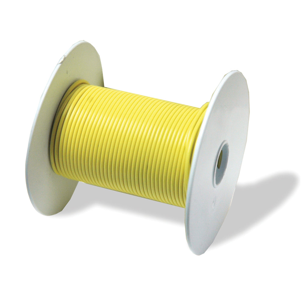 16 Awg General Purpose Primary Wire 100 Foot Roll Yellow