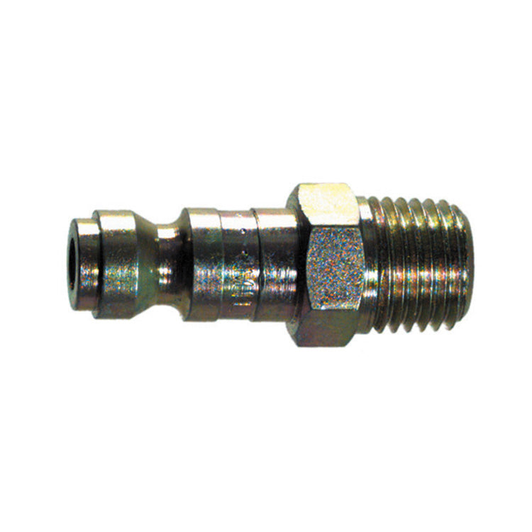 1/4 Inch Basic Size Tru-Flate / Parker Style Interchange Plug Male 3/8 Inch NPT