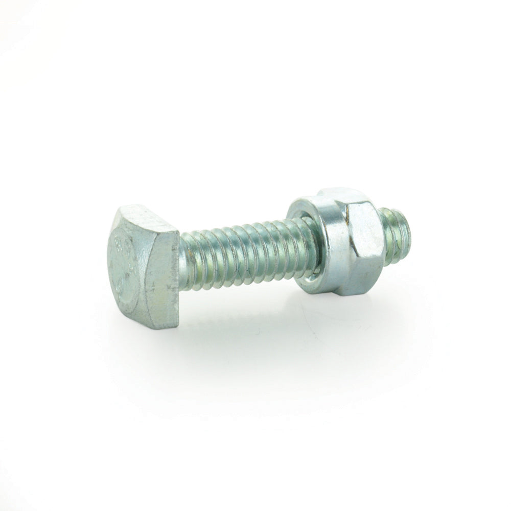 5/16-18 x 1-1/2 Inch Zinc Plated Steel Battery Bolt With Nut
