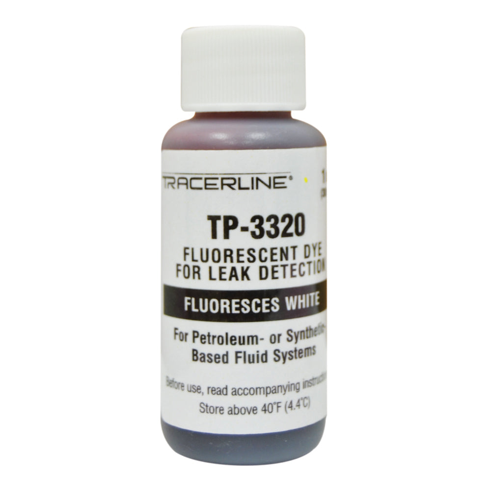 White Fluorescent Leak Detection Dye For Gasoline & Engine Oil - 1 oz - Pack of 6