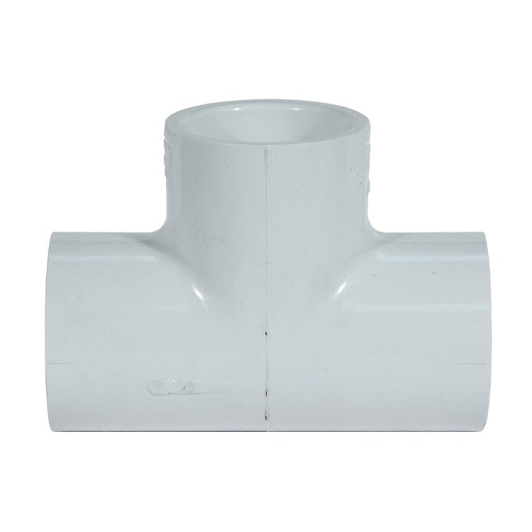 2 Inch Socket Sch 40 White Pvc Tee