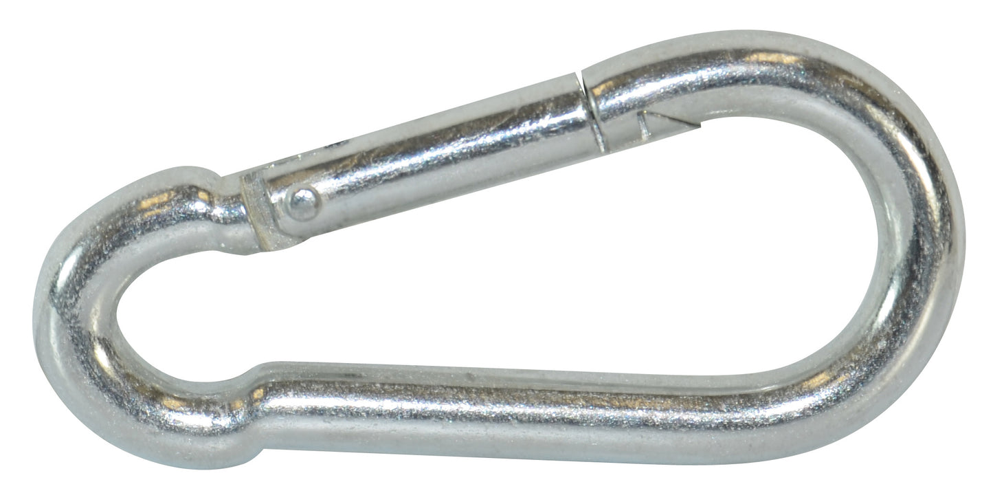 3/16 Inch X 2-1/8 Inch Zinc Plated Steel Chain Connector Spring Clip