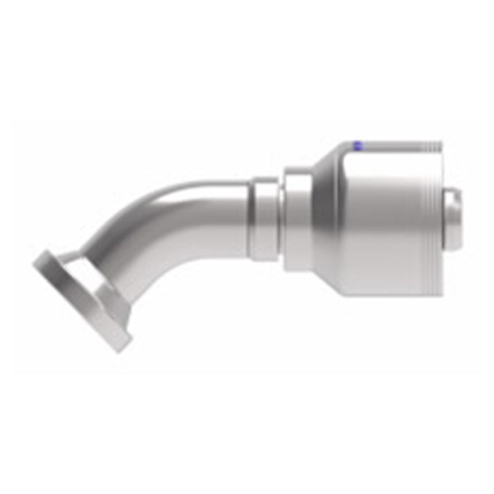 1/2X1/2 SAE Code 61 Flange 45 Degree Elbow