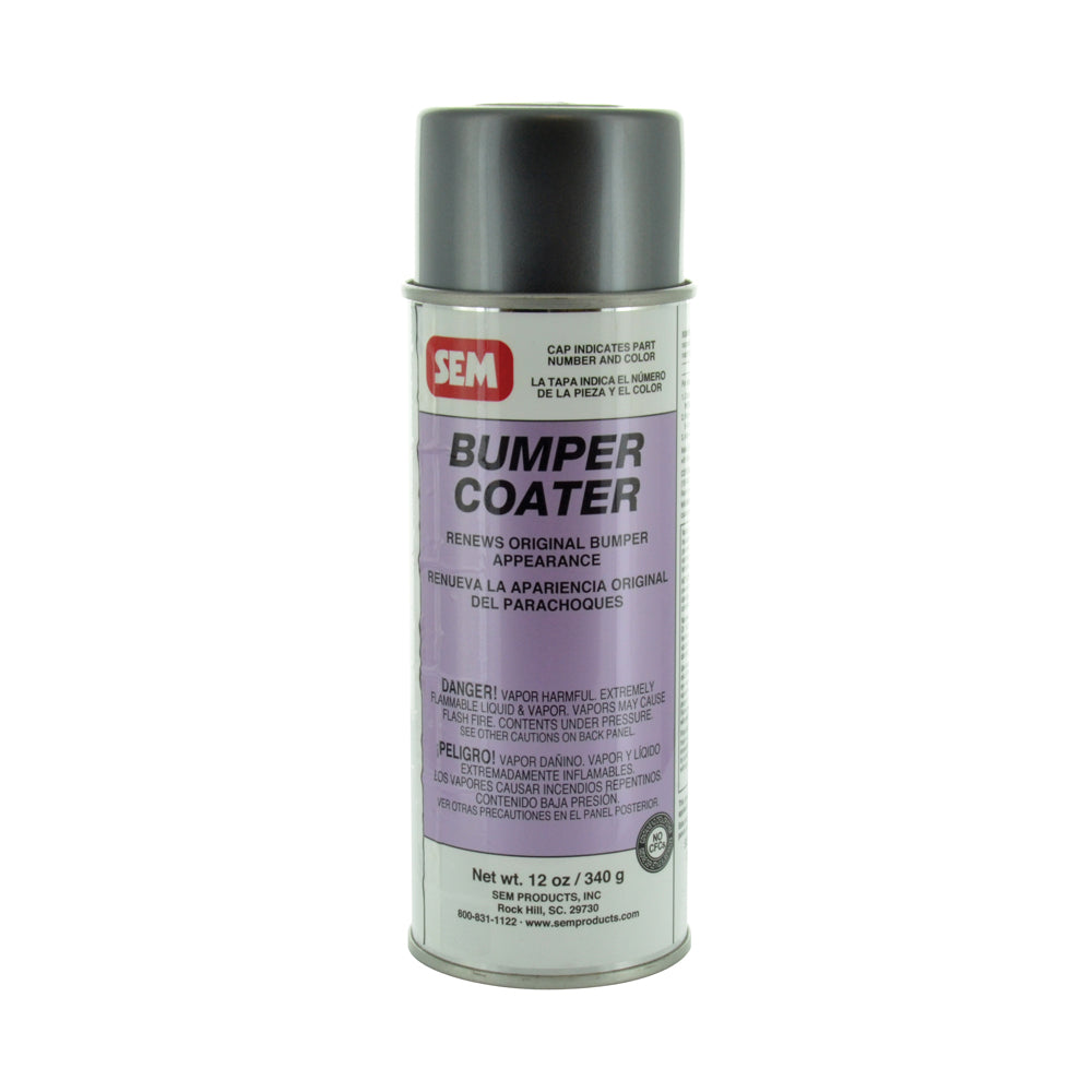Sem Metallic Bumper / Trim Coater Aerosol Dark Titanium - 16 Oz - Clearance