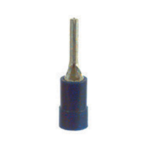 16-14 Gauge Male Pin Connector 0.37 x 0.08 PVC Insulated Blue