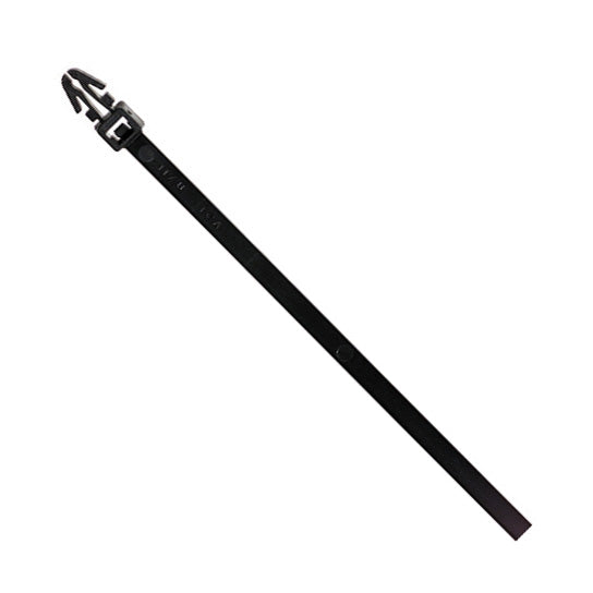 8-1/2 Inch 50 Lb Push Mount Wire Tie Black
