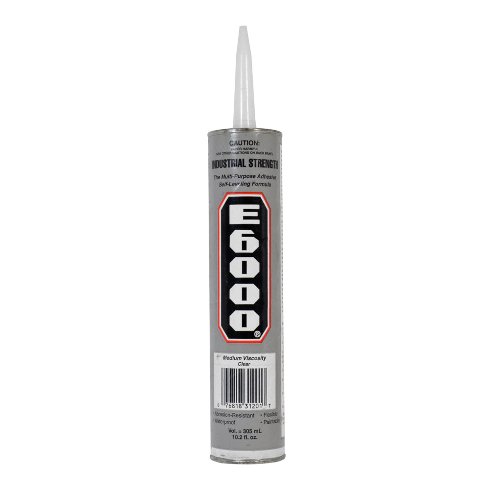 E-6000 Industrial Adhesive Cartridge Clear - 10.2 Fl oz