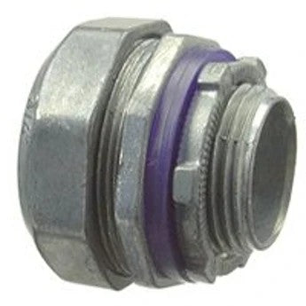 Liquidtight Conduit Connector, 1/2 In Compression, 1.29 In Od, Zinc