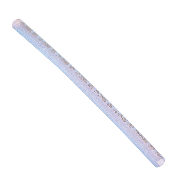 0.245 Inch X 6 Inch Blue Polyolefin Heat Shrink Tubing With Wire Gauge Imprint