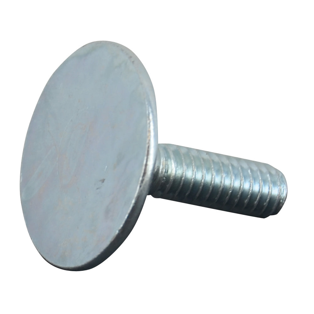 1/4-20 x 1-1/2 Inch Coarse Zinc Plated Grade 2 Flat Head Elevator Bolt
