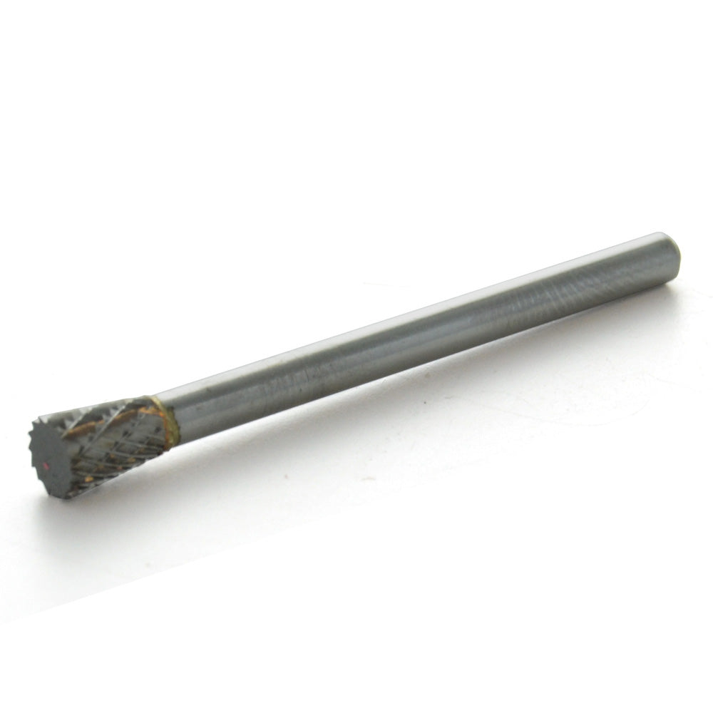 3/16 Inch Inverted Cone 1/8 Inch Shank Sn-53 Carbide Bur