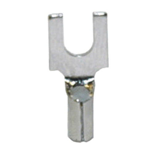 22-18 Gauge Uninsulated High Temperature Fork Spade Terminal #10 Stud