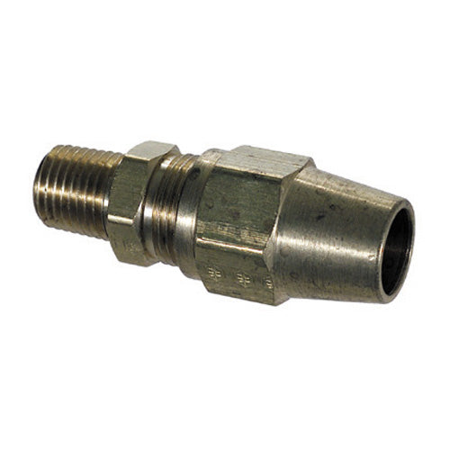 3/8 Tube X 1/4 Inch Brass Male D.O.T. Air Brake Connector For Copper Tubing